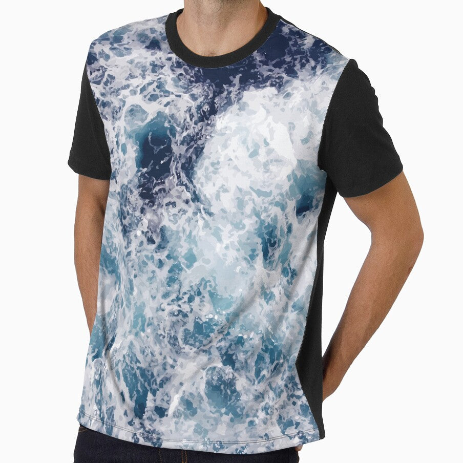 Ocean beach bathmat for shower by Bella's Merch - Adult & Kids T-Shirts, Sweatshirts & Hoodies apparel design preview 1