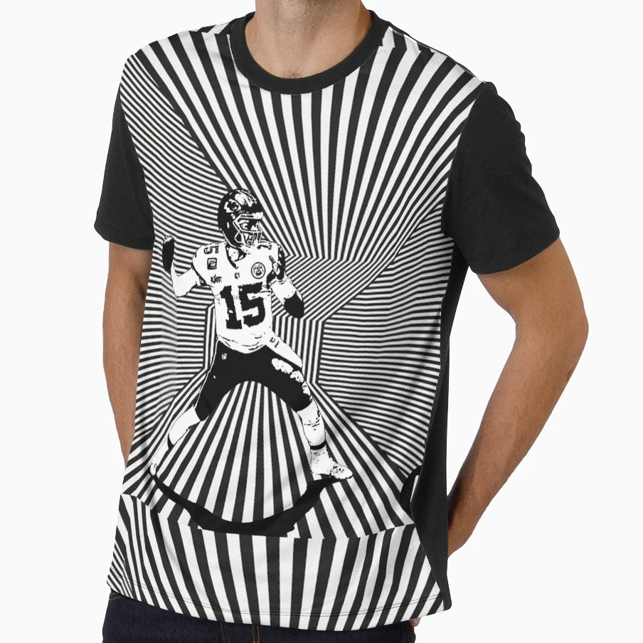 Magic Pat Kc Football T-Shirt - Custom Art Print for Adults - T-Shirt, Sweatshirt, Hoodie