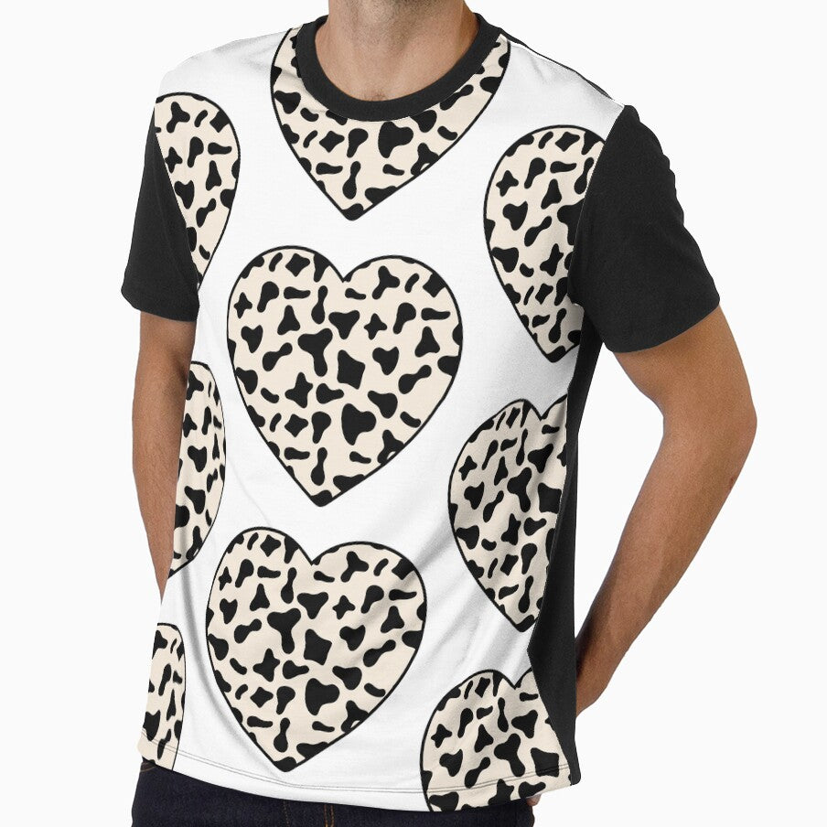 Big Black Cow Patches on Cream Cowhide Continues - Adult & Kids T-Shirts, Sweatshirts & Hoodies apparel design preview 1