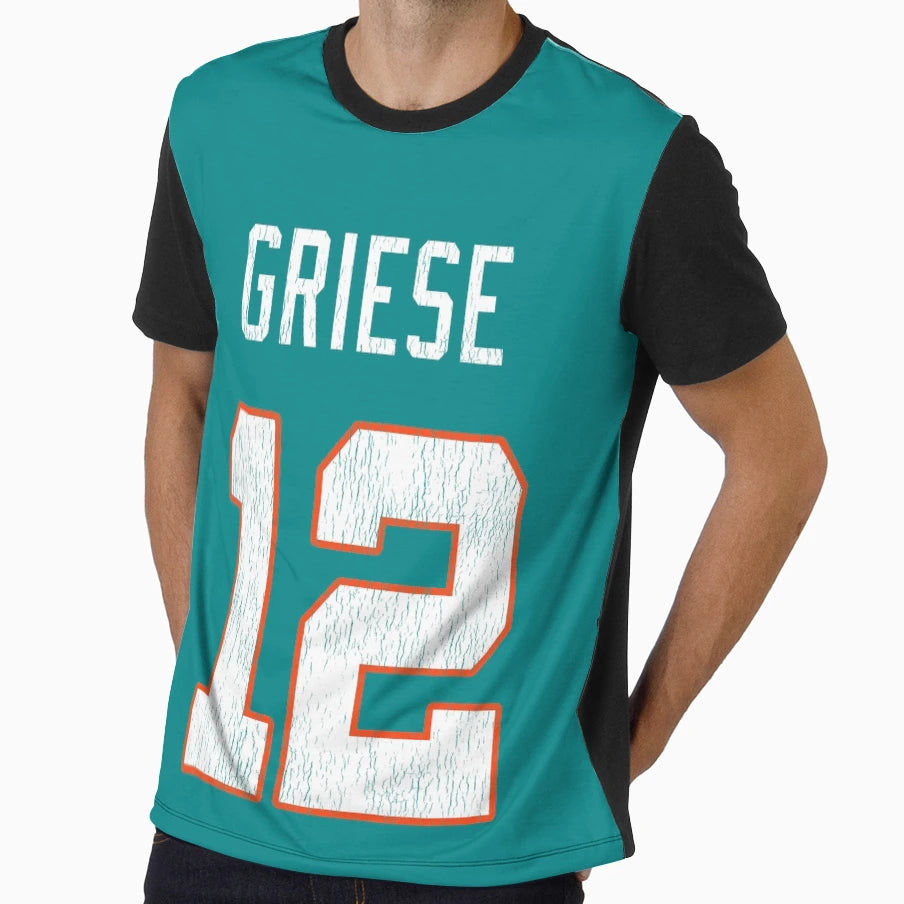 Bob Griese T-Shirt - Trendy Graphic for Adults - T-Shirt, Sweatshirt, Hoodie
