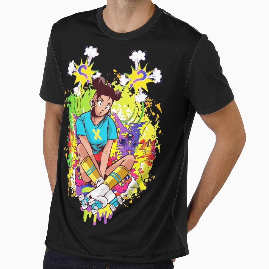 Anime Brown Hair T-Shirt - Casual Everyday Wear Unisex - T-Shirt, Sweatshirt, Hoodie