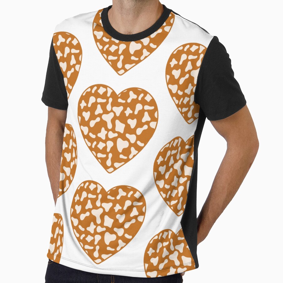 Big Cream Cow Patches on Caramel Cowhide Continues - Adult & Kids T-Shirts, Sweatshirts & Hoodies apparel design preview 1