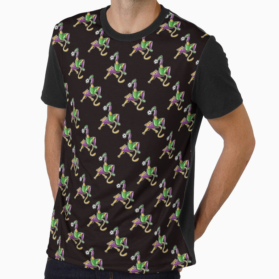 Soccer Cat Pattern by Whynot123 - Adult & Kids T-Shirts, Sweatshirts & Hoodies apparel design preview 1