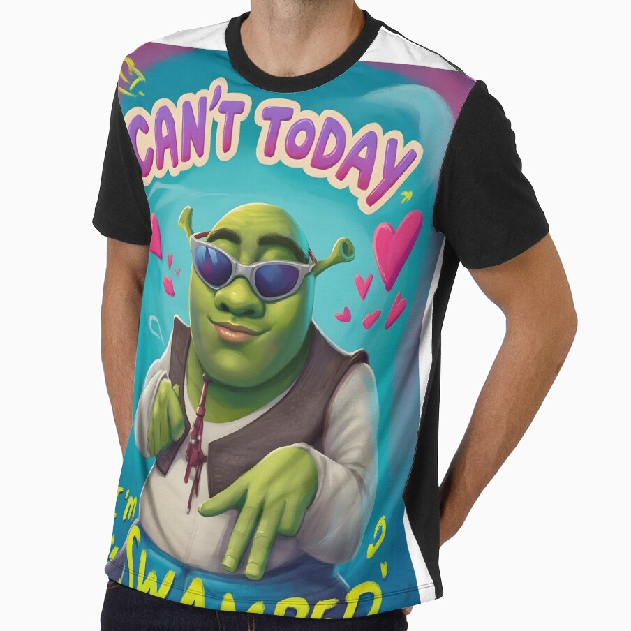 Can't Today, I'm Swamped by Mona's studio - Adult & Kids T-Shirts, Sweatshirts & Hoodies apparel design preview 1