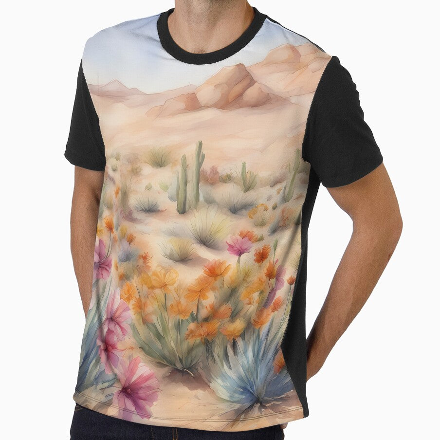 Desert Garden by CalmnessbyChoice - Adult & Kids T-Shirts, Sweatshirts & Hoodies apparel design preview 1