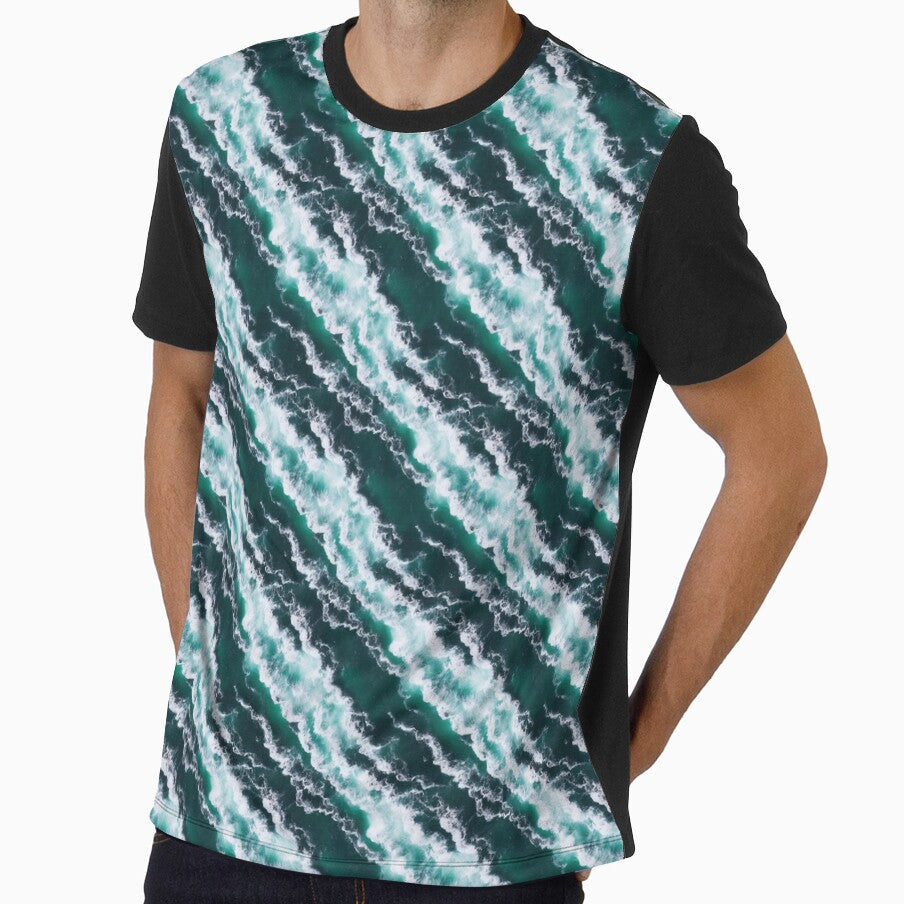 Seamless ocean background 31 by hendrikspix - Adult & Kids T-Shirts, Sweatshirts & Hoodies apparel design preview 1