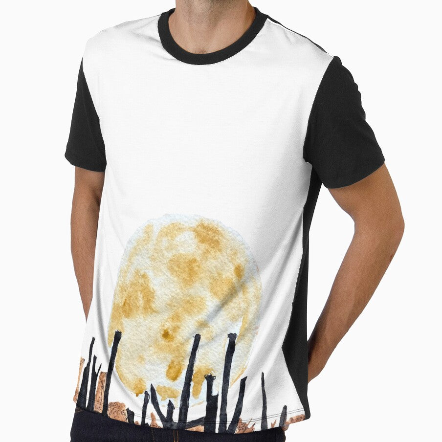 Cactus hand drawn sketch a watercolor illustration by - Adult & Kids T-Shirts, Sweatshirts & Hoodies apparel design preview 1