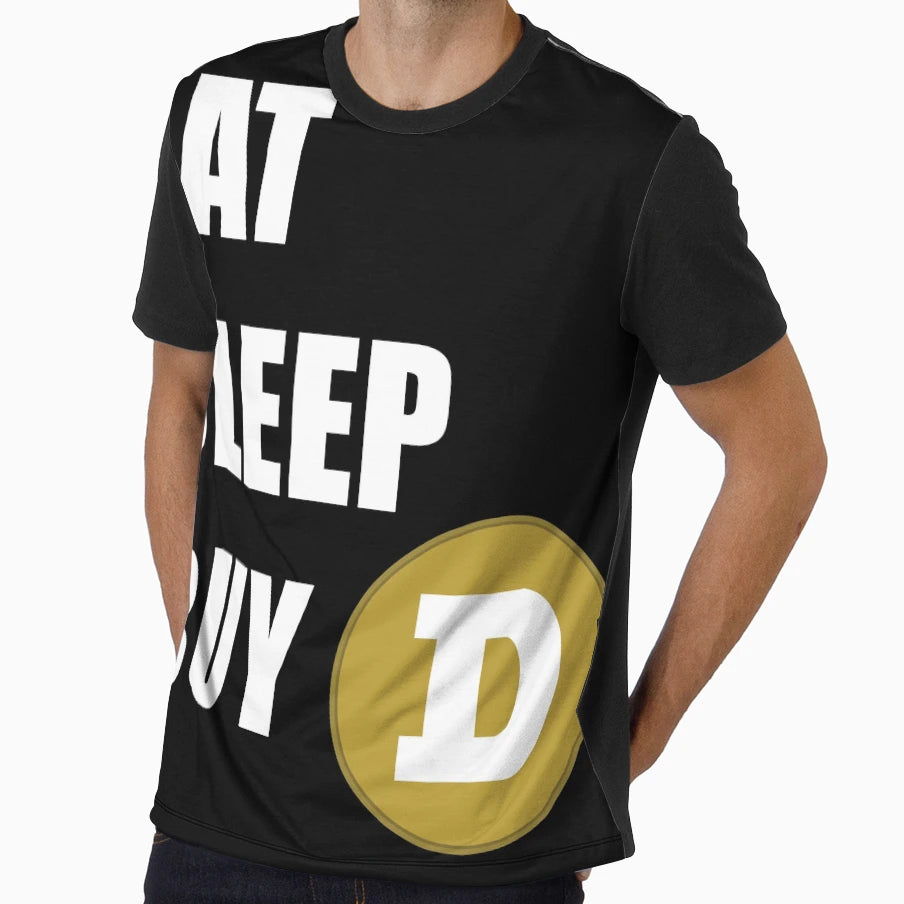 Eat Sleep Buy Doge T-Shirt - Casual Everyday Wear Unisex - T-Shirt, Sweatshirt, Hoodie