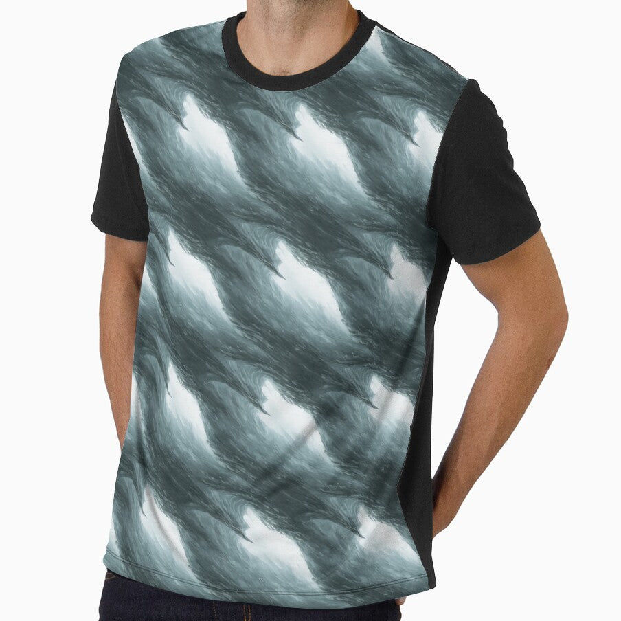 Seamless ocean background 8 by hendrikspix - Adult & Kids T-Shirts, Sweatshirts & Hoodies apparel design preview 1