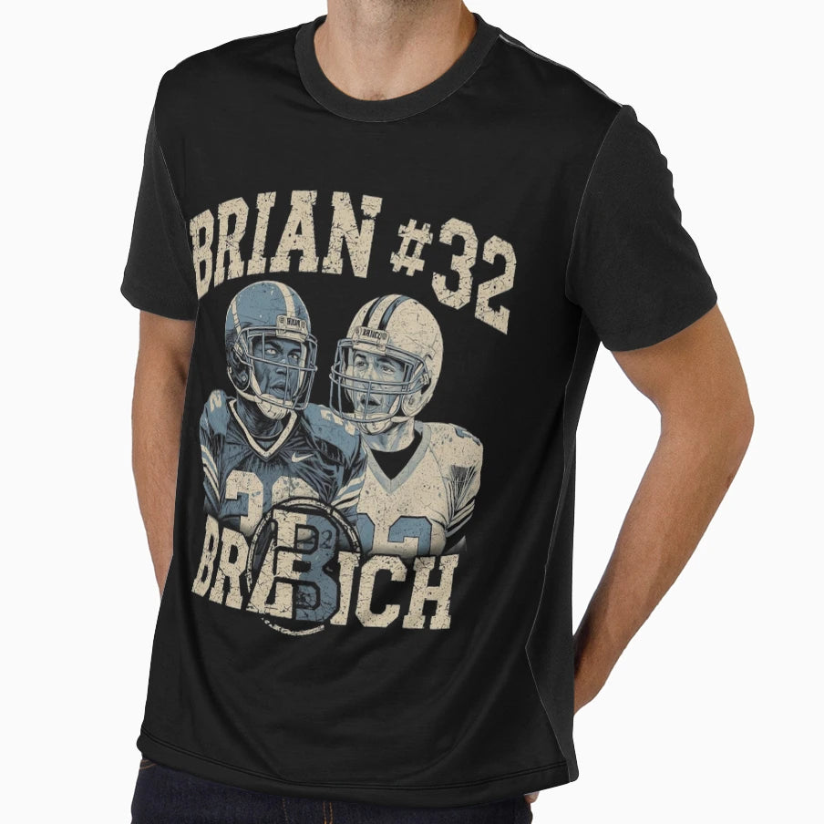 Made Detroit Brian Branch T-Shirt - Casual Everyday Wear Men Women - T-Shirt, Sweatshirt, Hoodie