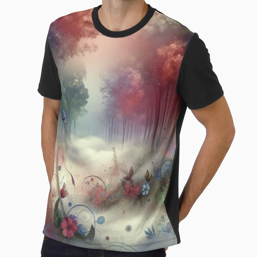 Enchanted Forest and Magical Fog by Rui Fernandes - Adult & Kids T-Shirts, Sweatshirts & Hoodies apparel design preview 1