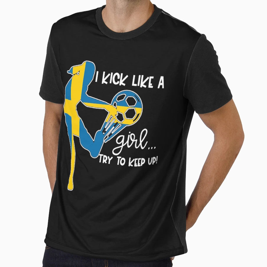 World Cup 2023 Team Sweden T-Shirt - Custom Art Print Unisex - T-Shirt, Sweatshirt, Hoodie