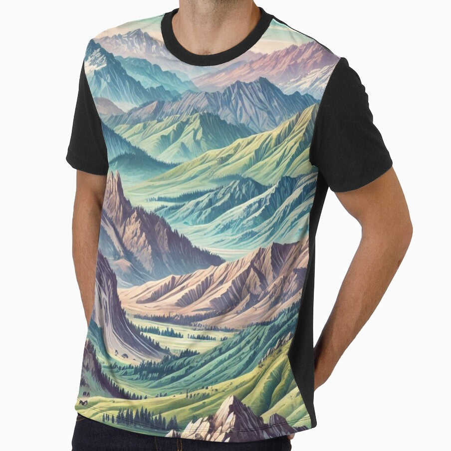 The Mountain Range by Lukal00 - Adult & Kids T-Shirts, Sweatshirts & Hoodies apparel design preview 1