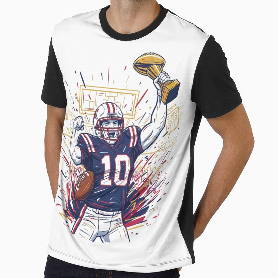 American Football T-Shirt - Casual Everyday Wear Men Women - T-Shirt, Sweatshirt, Hoodie