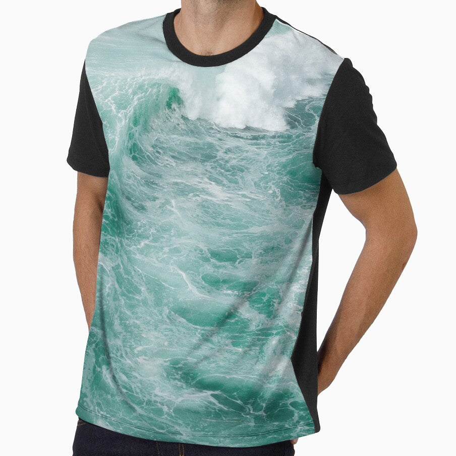 Ocean Waves Sea lovers by LEGACY10 - Adult & Kids T-Shirts, Sweatshirts & Hoodies apparel design preview 1