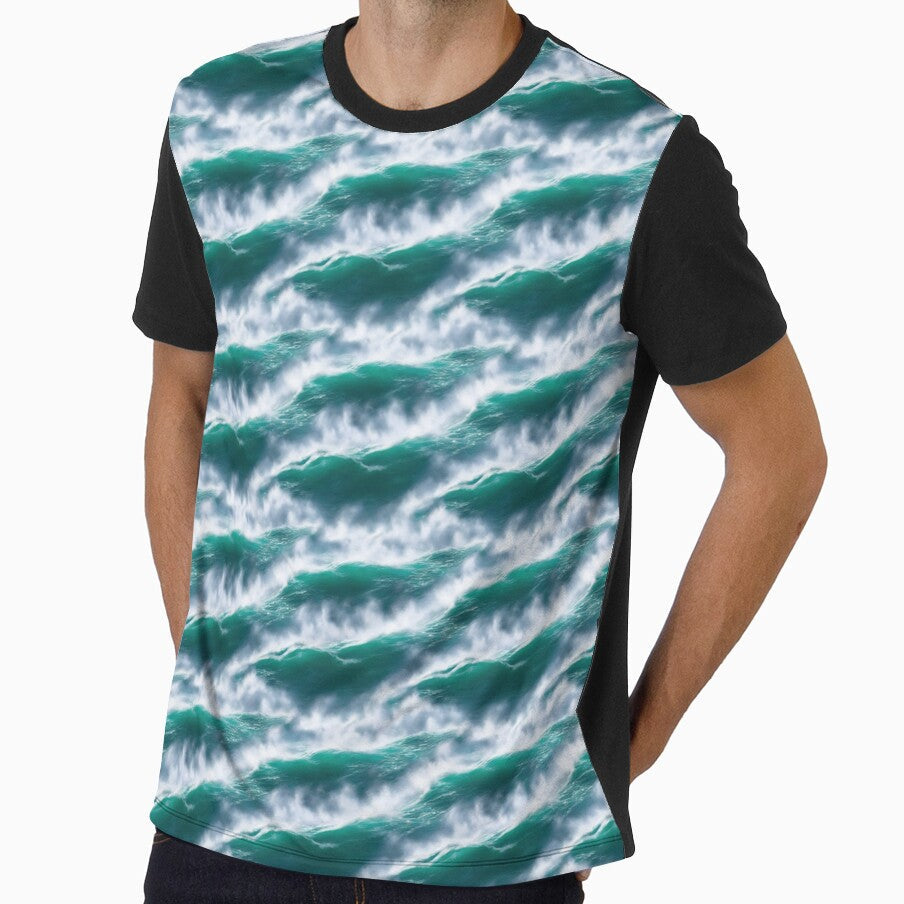 Seamless ocean background 29 by hendrikspix - Adult & Kids T-Shirts, Sweatshirts & Hoodies apparel design preview 1