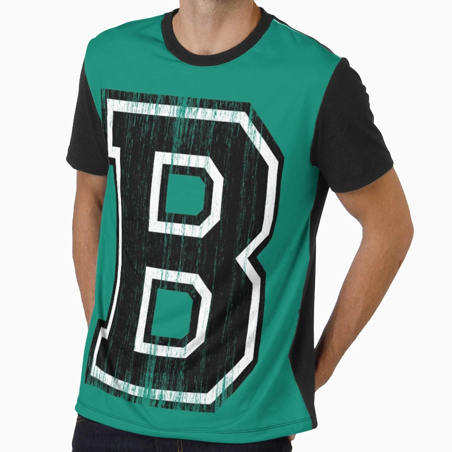 Big Varsity Letter B T-Shirt - Casual Everyday Wear Unisex - T-Shirt, Sweatshirt, Hoodie