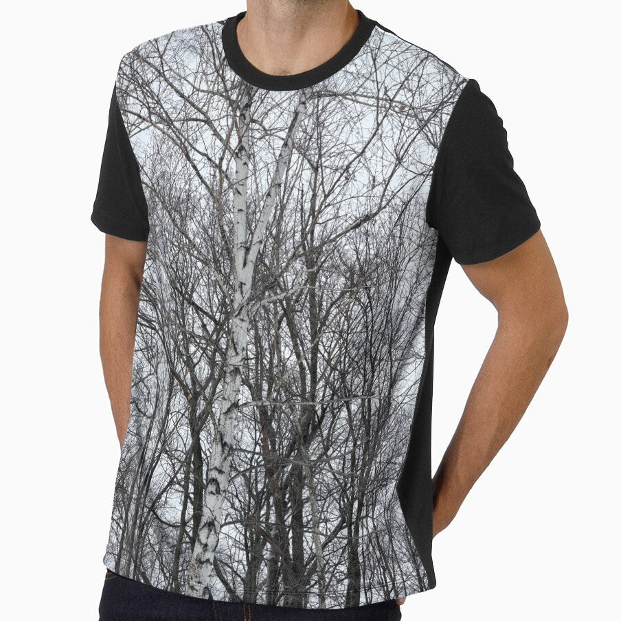 Bare trees and snowy silence by Fellowship23 - Adult & Kids T-Shirts, Sweatshirts & Hoodies apparel design preview 1