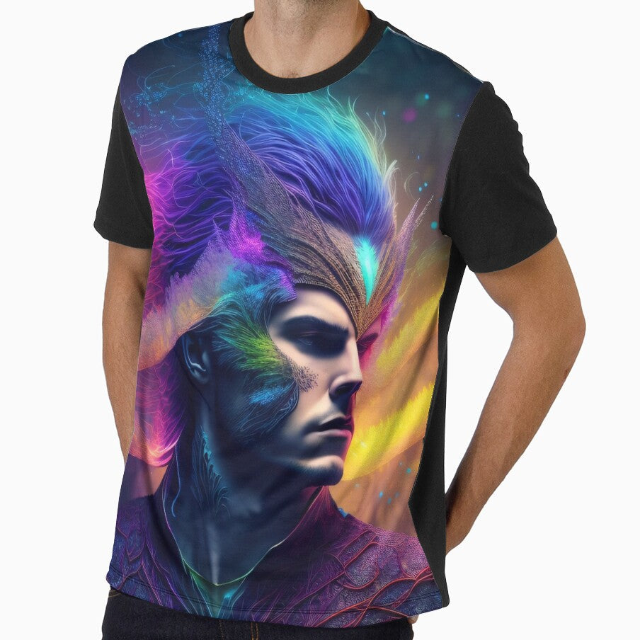 Rainbow-man forest by Kosm1kuniverse - Adult & Kids T-Shirts, Sweatshirts & Hoodies apparel design preview 1