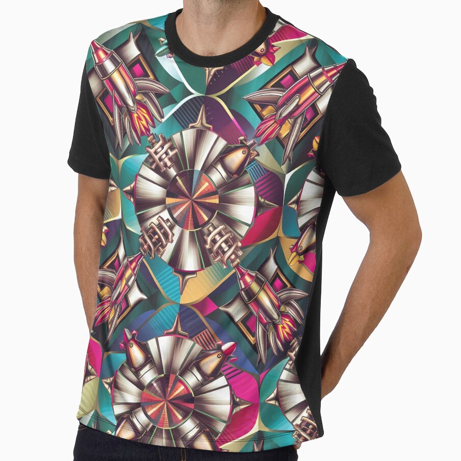 The Story of Rocket Chicken by ecoagn - Adult & Kids T-Shirts, Sweatshirts & Hoodies apparel design preview 1