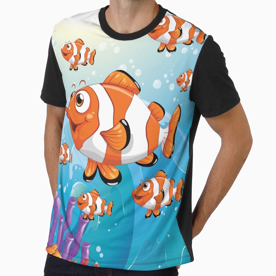 Ocean Creatures by EVERTEESLOVER - Adult & Kids T-Shirts, Sweatshirts & Hoodies apparel design preview 1