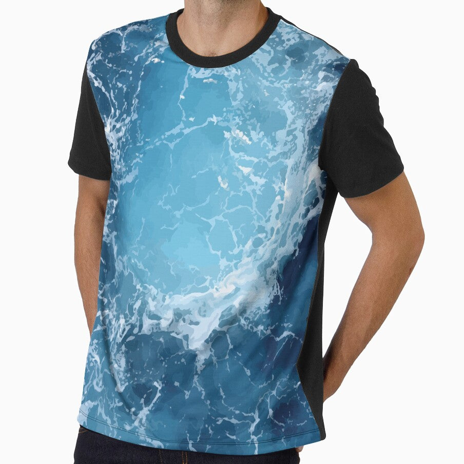 Ocean bathmat for shower design by Bella's Merch - Adult & Kids T-Shirts, Sweatshirts & Hoodies apparel design preview 1