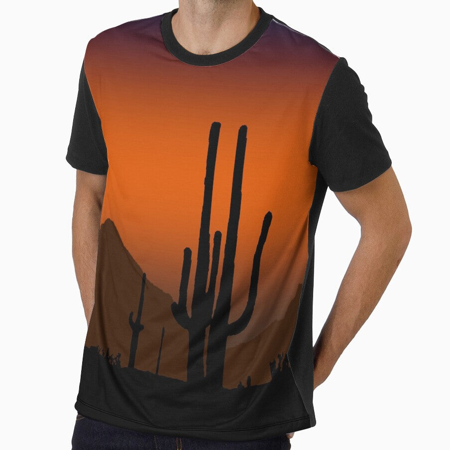 Desert Sunset by FantasySkyArt - Adult & Kids T-Shirts, Sweatshirts & Hoodies apparel design preview 1