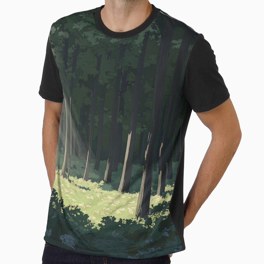 Forest Anime style by ComicsFactory - Adult & Kids T-Shirts, Sweatshirts & Hoodies apparel design preview 1