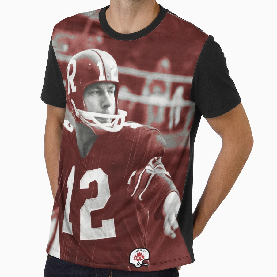 Russ Jackson 12 T-Shirt - Trendy Graphic for Adults - T-Shirt, Sweatshirt, Hoodie