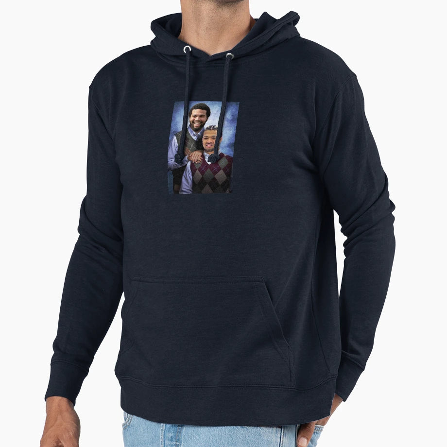 Stat Brothers Bears Step Brothers Hoodie - Minimalist Print for Adults - T-Shirt, Sweatshirt, Hoodie