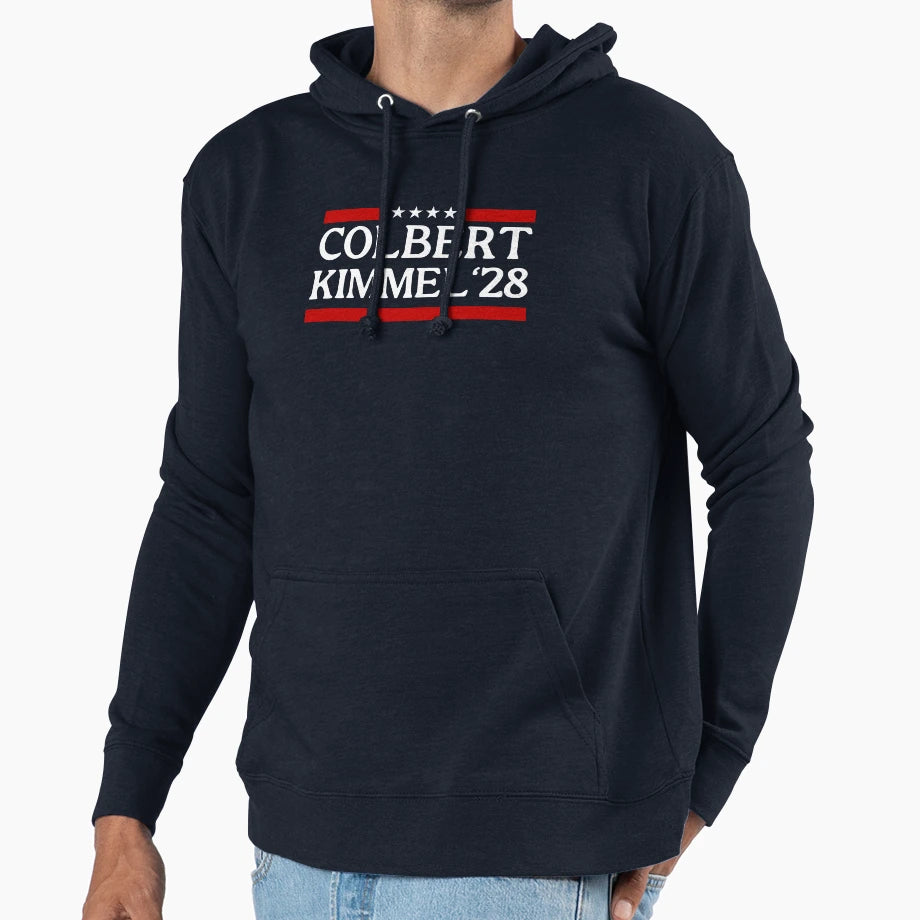 Colbert Kimmel 2028 Hoodie - Streetwear Style Unisex - T-Shirt, Sweatshirt, Hoodie