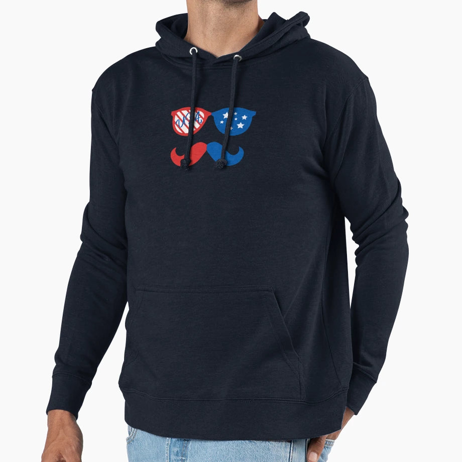 Usa American Flag Stars And Stripes Hoodie - Novelty Apparel Men Women - T-Shirt, Sweatshirt, Hoodie
