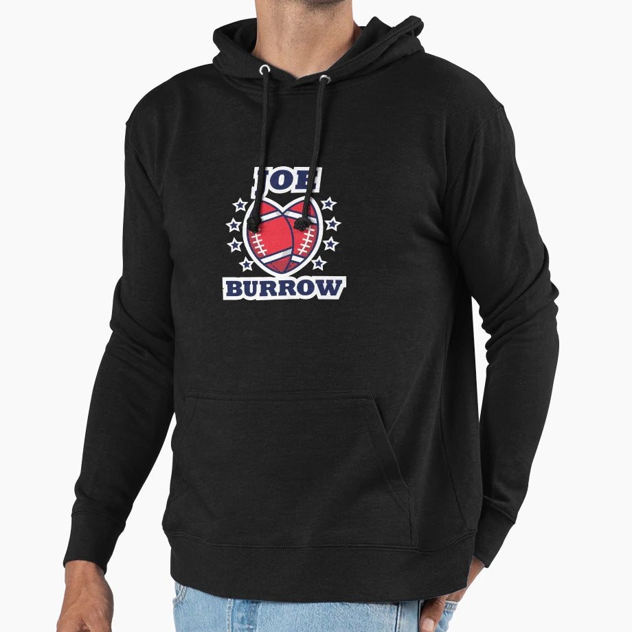 JB American Football Sports Love Hoodie - Casual Everyday Wear for Adults - T-Shirt, Sweatshirt, Hoodie