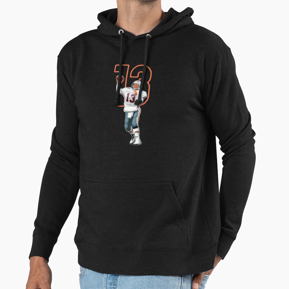 Dan Marino Miami 13 Number Hoodie - Casual Everyday Wear Men Women - T-Shirt, Sweatshirt, Hoodie