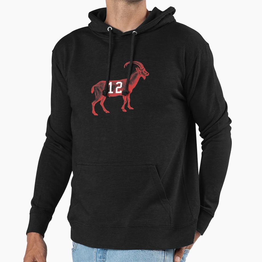 Tampa Bay Goat 12 Essentials Hoodie - Graphic Print for Adults - T-Shirt, Sweatshirt, Hoodie