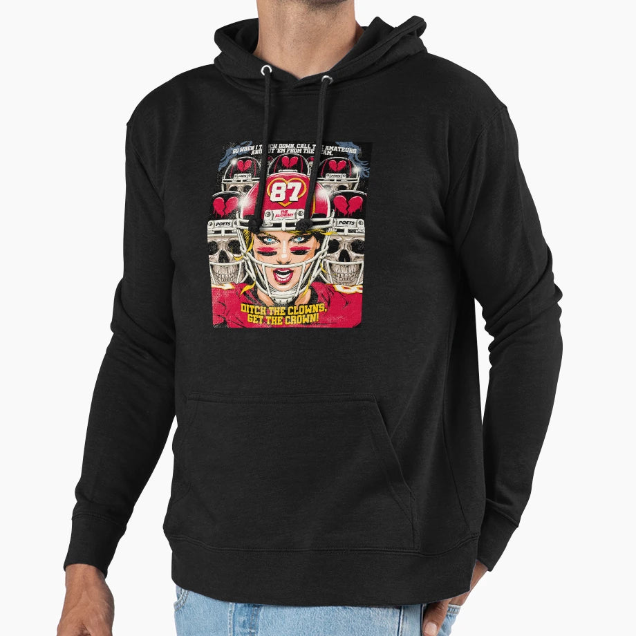 Get Crown Hoodie - Trendy Graphic Unisex - T-Shirt, Sweatshirt, Hoodie