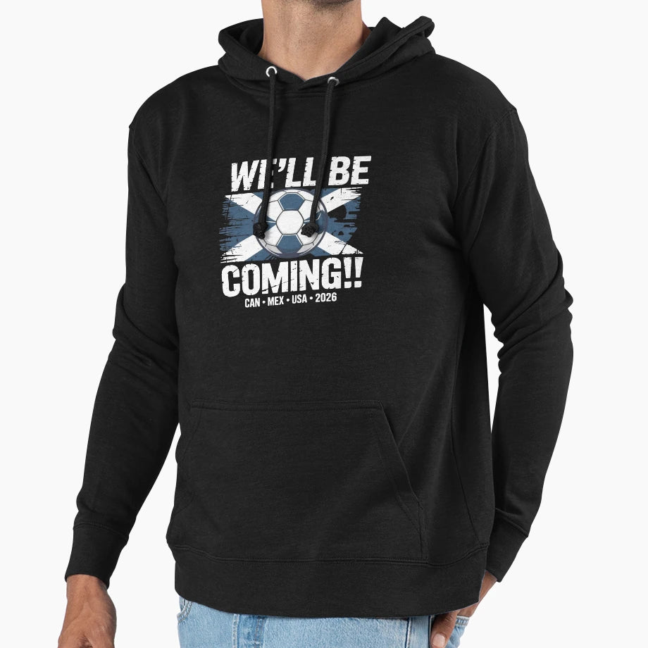 Scotland 2026 Football Qualification Hoodie - Novelty Apparel Unisex - T-Shirt, Sweatshirt, Hoodie