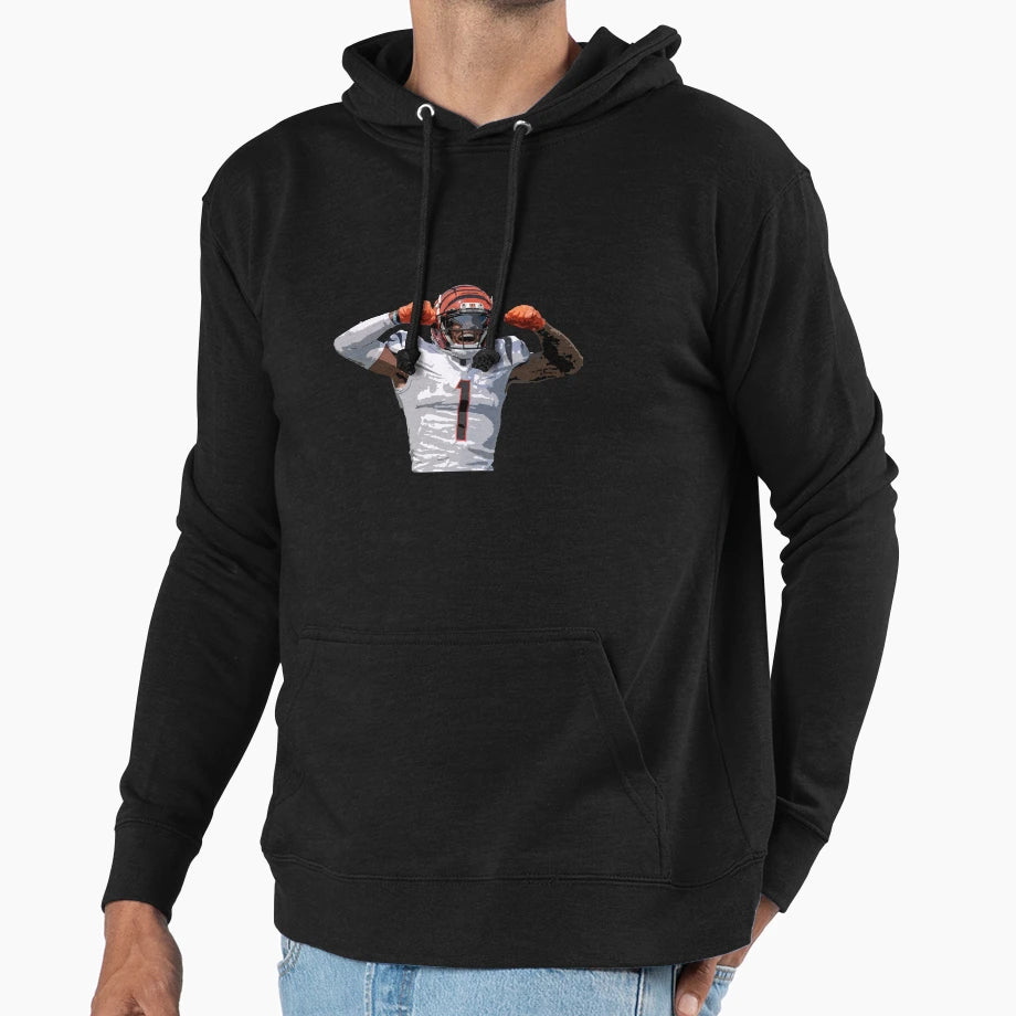 Jamarr Chase Hoodie - Casual Everyday Wear Men Women - T-Shirt, Sweatshirt, Hoodie