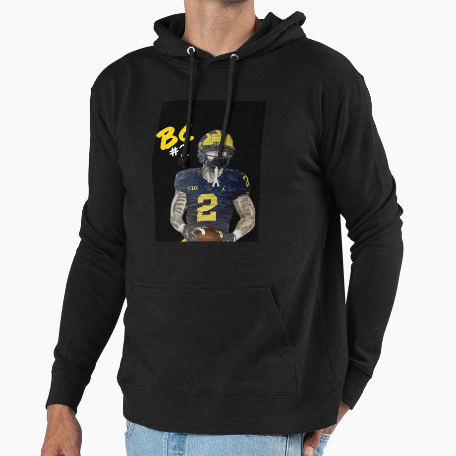 Blake Corum Signature Hoodie - Minimalist Print Men Women - T-Shirt, Sweatshirt, Hoodie