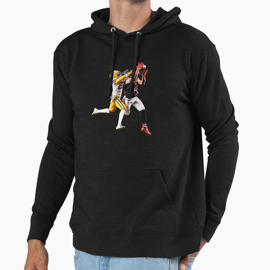 Dj Moore Night Night Chicago Football Dj Hoodie - Custom Art Print Unisex - T-Shirt, Sweatshirt, Hoodie