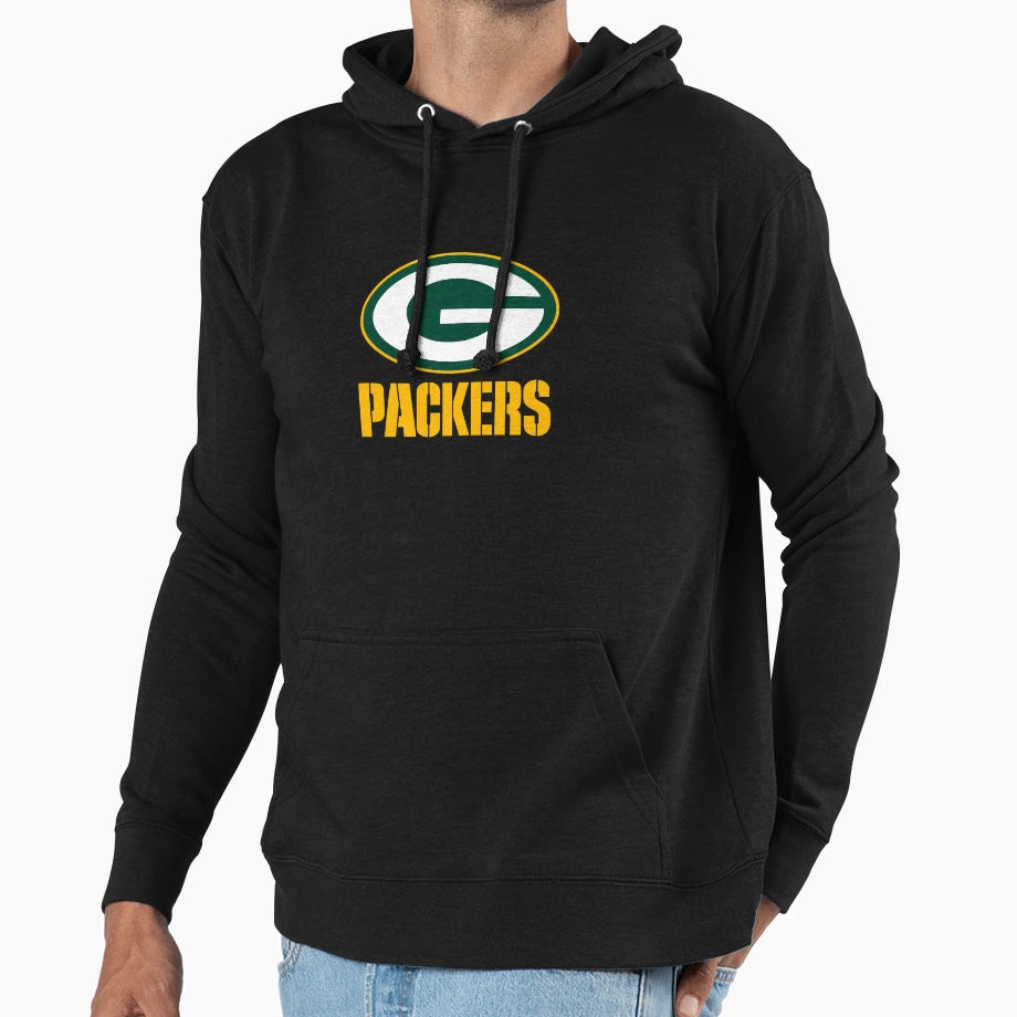 Greens Bay Packers Logo Soccer Hoodie - Casual Everyday Wear for Adults - T-Shirt, Sweatshirt, Hoodie