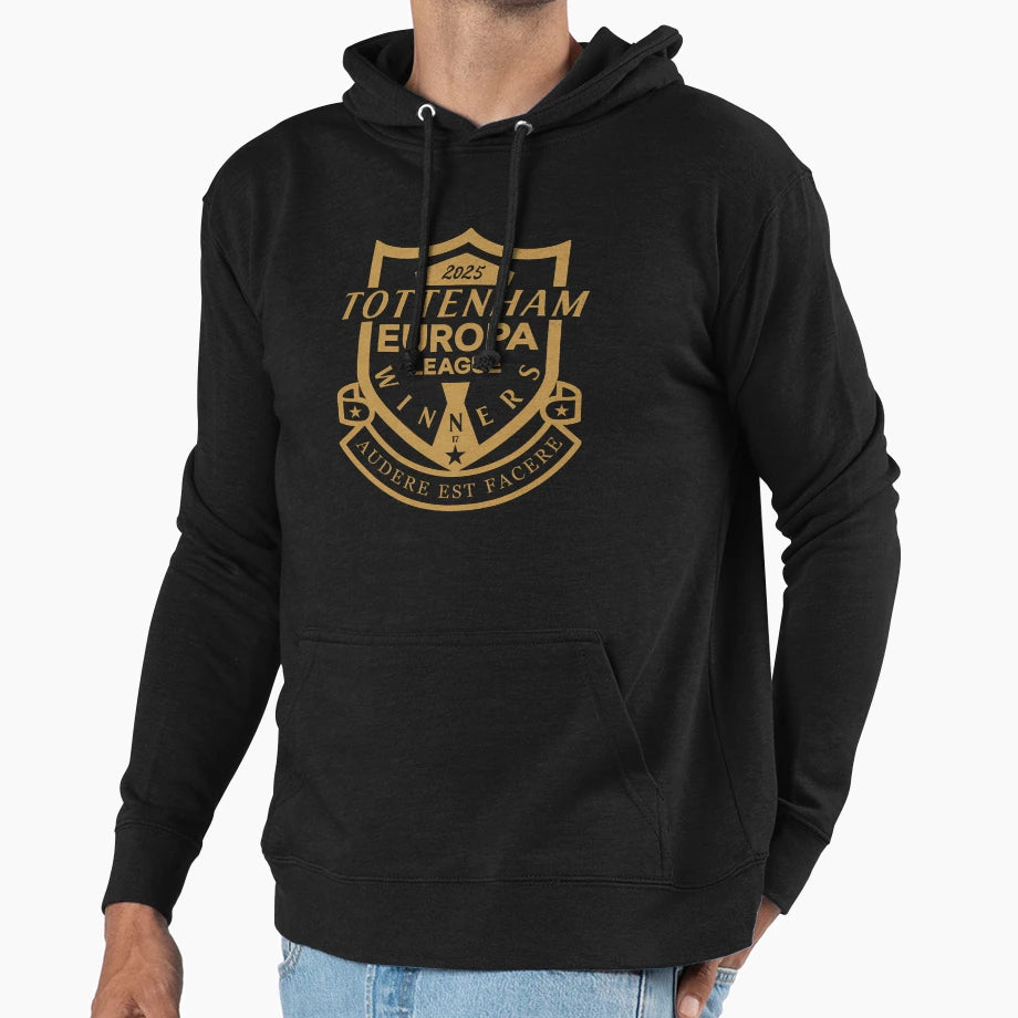 Tottenham Europa League Winners 2025 Hoodie - Streetwear Style Unisex - T-Shirt, Sweatshirt, Hoodie