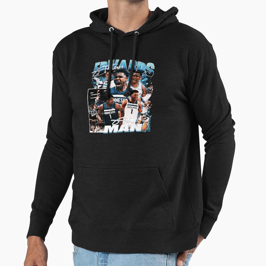 Anthony Edwards Minnesota Ant Hoodie - Streetwear Style for Adults - T-Shirt, Sweatshirt, Hoodie