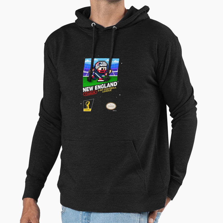 New England Patriots 8 Bit Videogames Hoodie - Graphic Print Men Women - T-Shirt, Sweatshirt, Hoodie