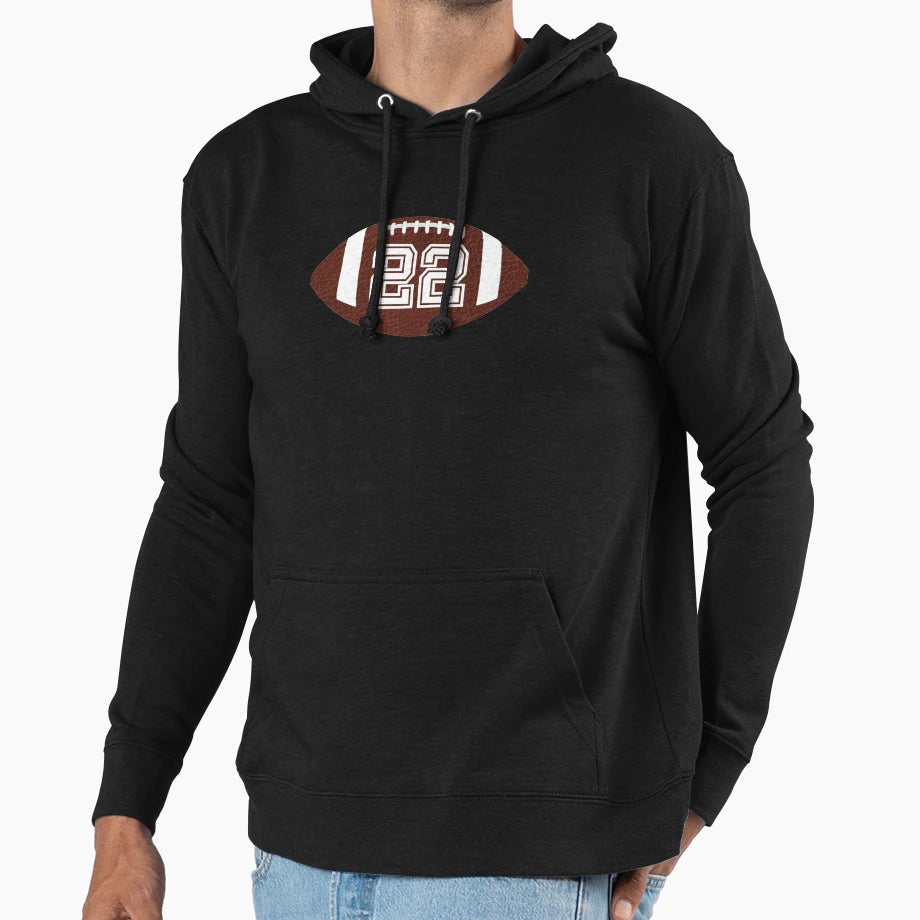 American Football Jersey No 22 Uniform Hoodie - Novelty Apparel Unisex - T-Shirt, Sweatshirt, Hoodie