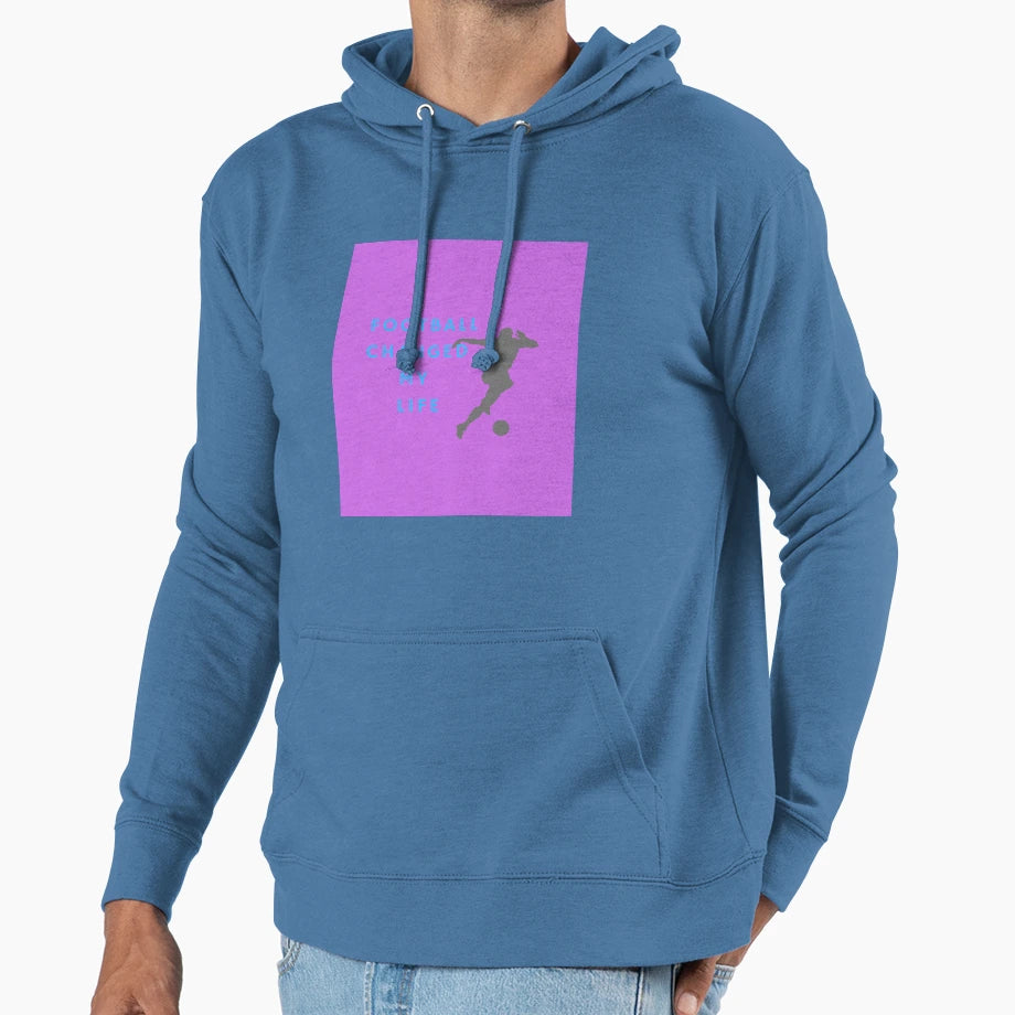 Football Changed My Life Hoodie - Custom Art Print Men Women - T-Shirt, Sweatshirt, Hoodie