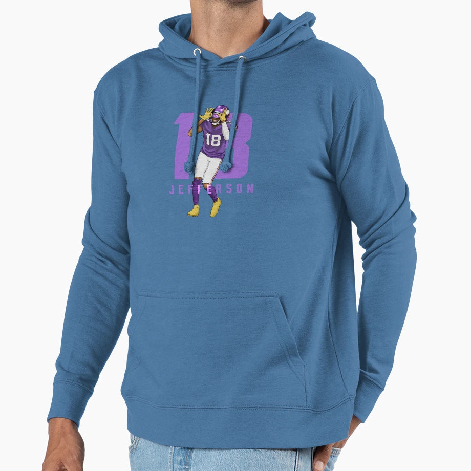 Jefferson 18 Hoodie - Novelty Apparel Men Women - T-Shirt, Sweatshirt, Hoodie
