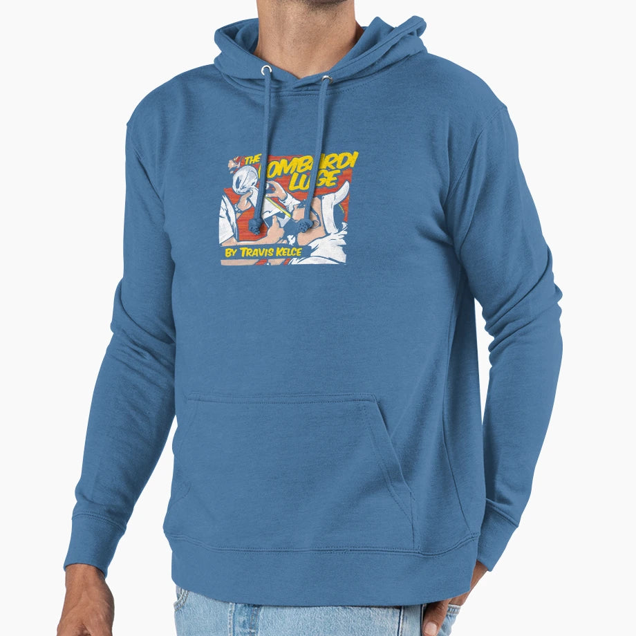 Lombardi Luge Hoodie - Novelty Apparel Unisex - T-Shirt, Sweatshirt, Hoodie