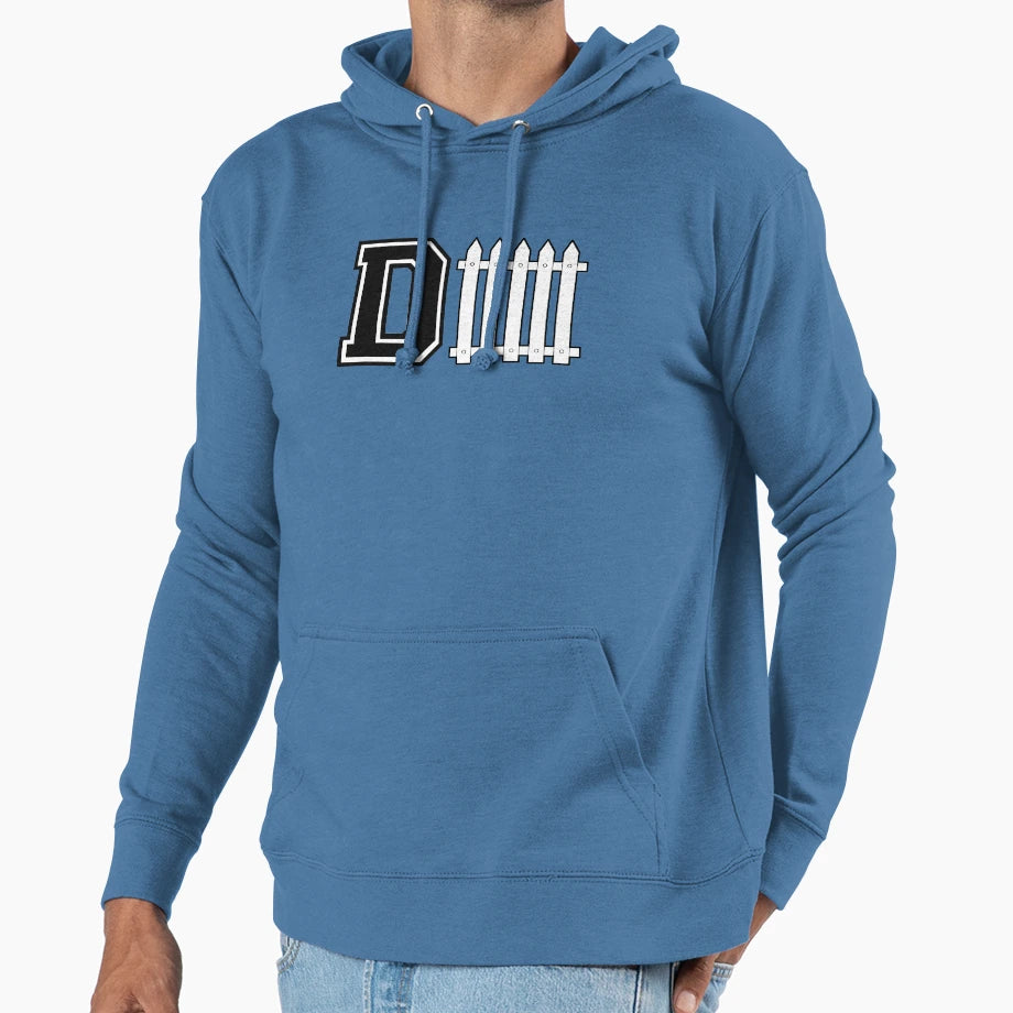 D Fence Hoodie - Unique Graphic Unisex - T-Shirt, Sweatshirt, Hoodie