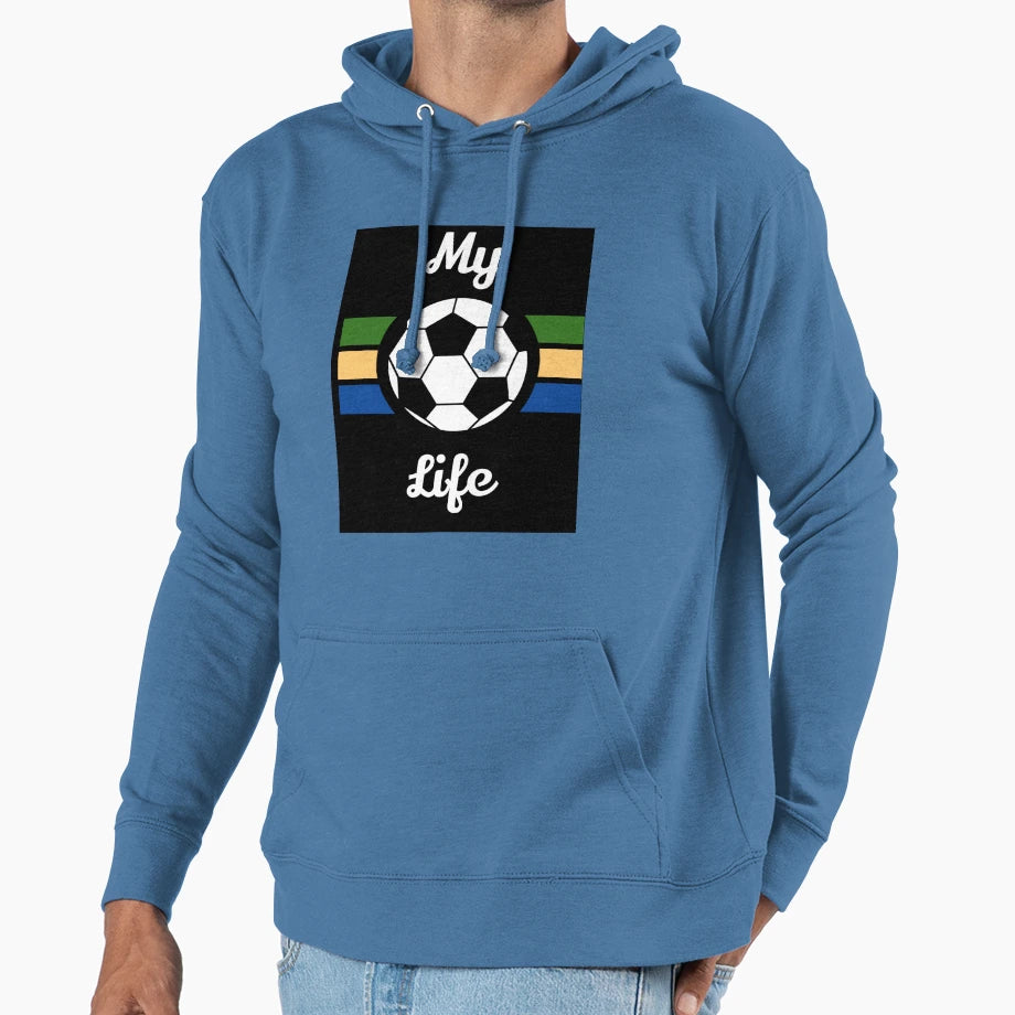 Foot Ball Lover Hoodie - Fun Novelty Design Men Women - T-Shirt, Sweatshirt, Hoodie